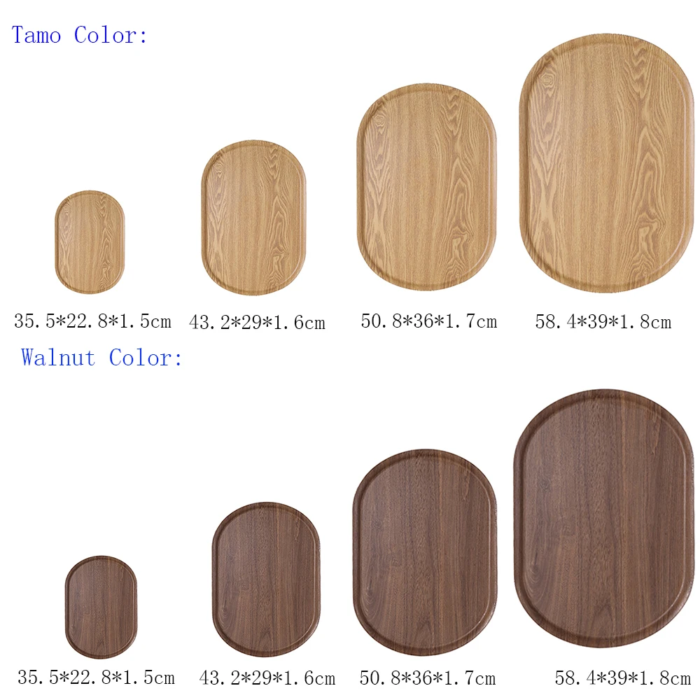 
Factory eco friendly not unbreakable wood fiber dishwasher safe portable hotel home bar club restaurant food fruit serving tray 