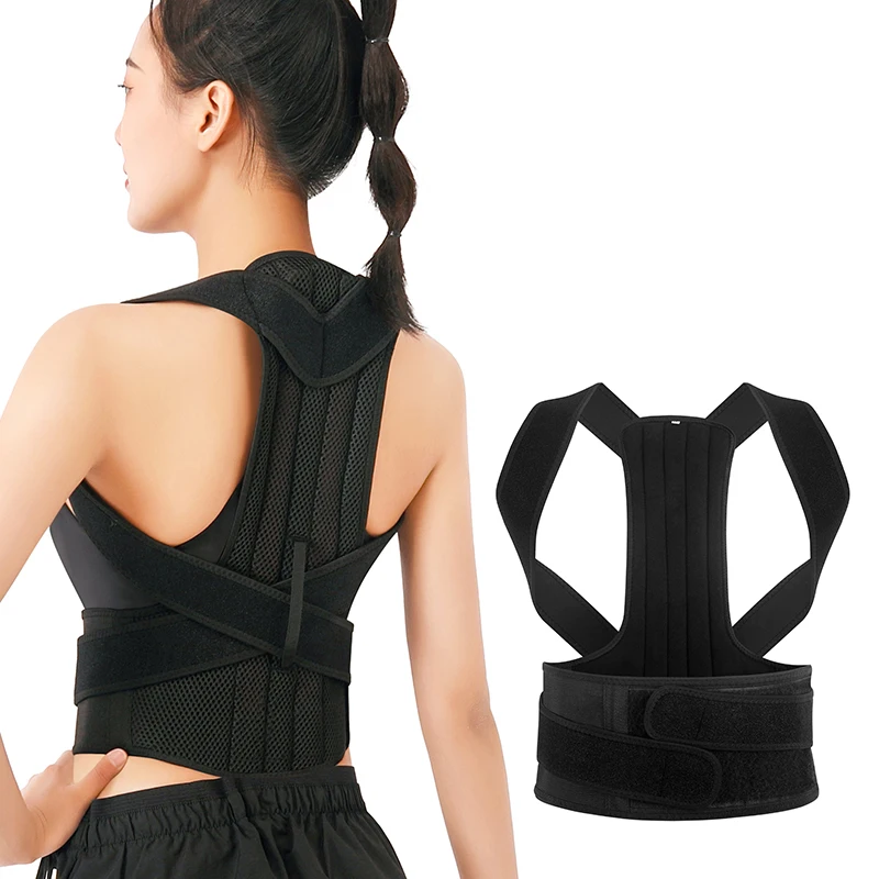 Custom print logo Posture Corrector For Women Adjustable Back Posture Brace Corrector For Men