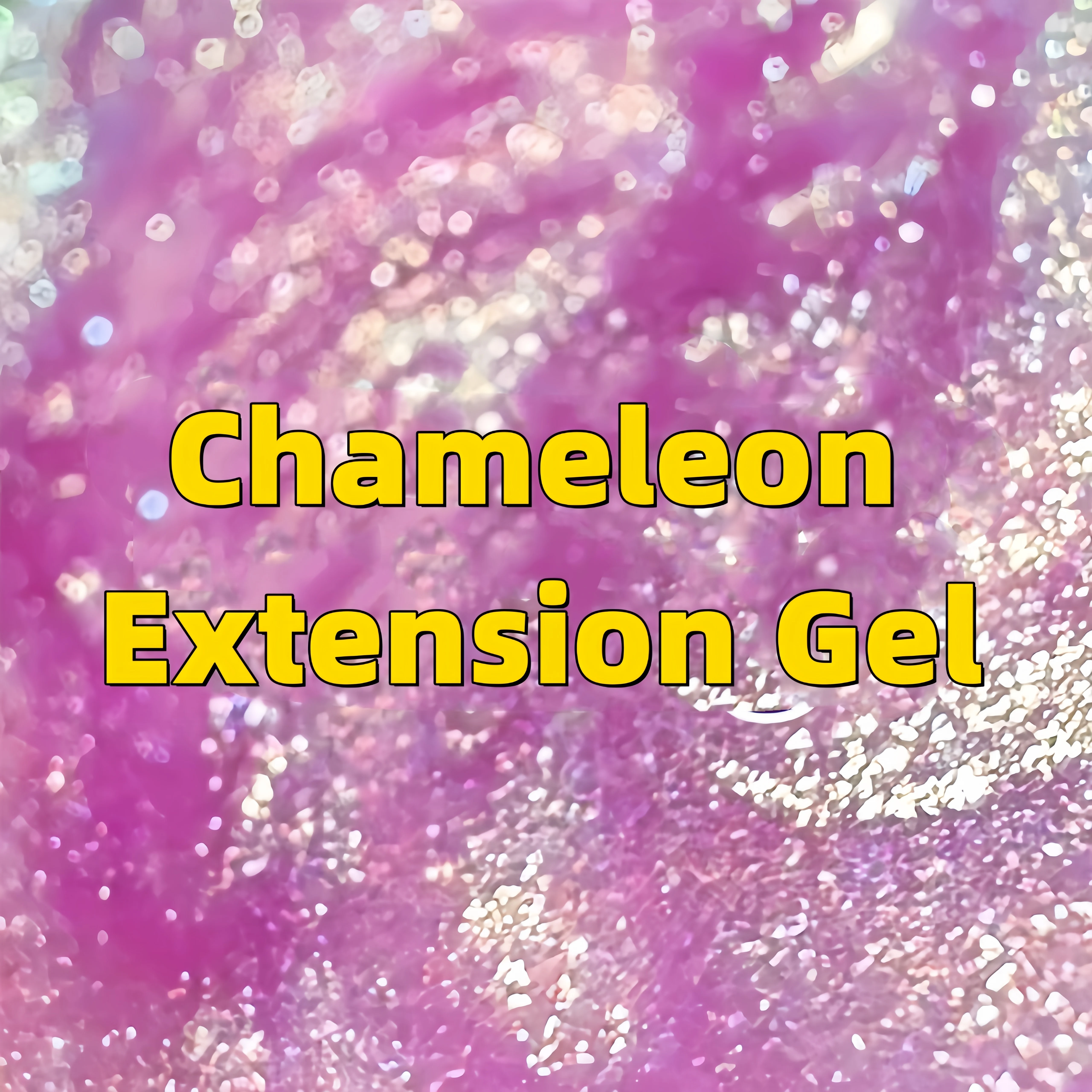 Private Label New Chameleon Glitter Colors Quick Sculpting Nail Extension Self-leveling No Hot UV/LED Extension Gel