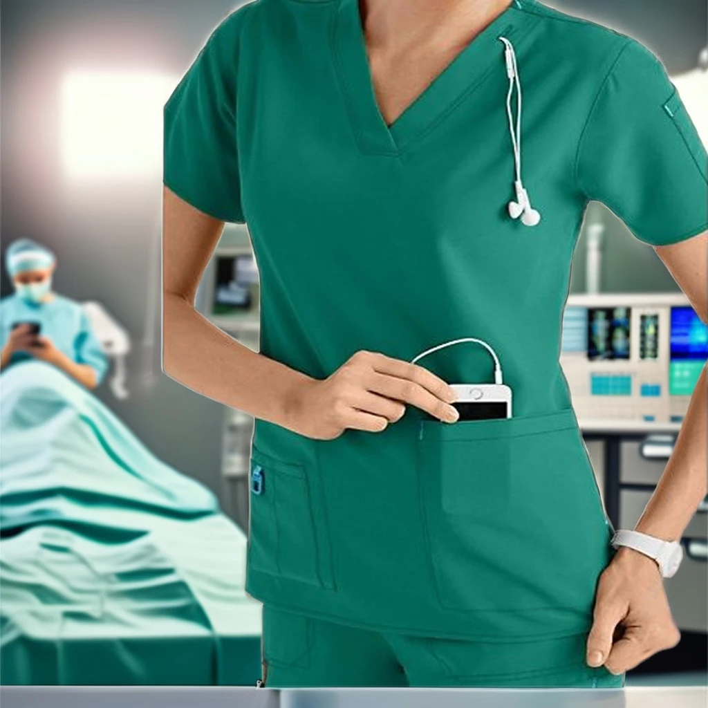 OEM Wholesales Medical Hospital Uniform Doctors Nurses Men Women nurse scrub uniforms