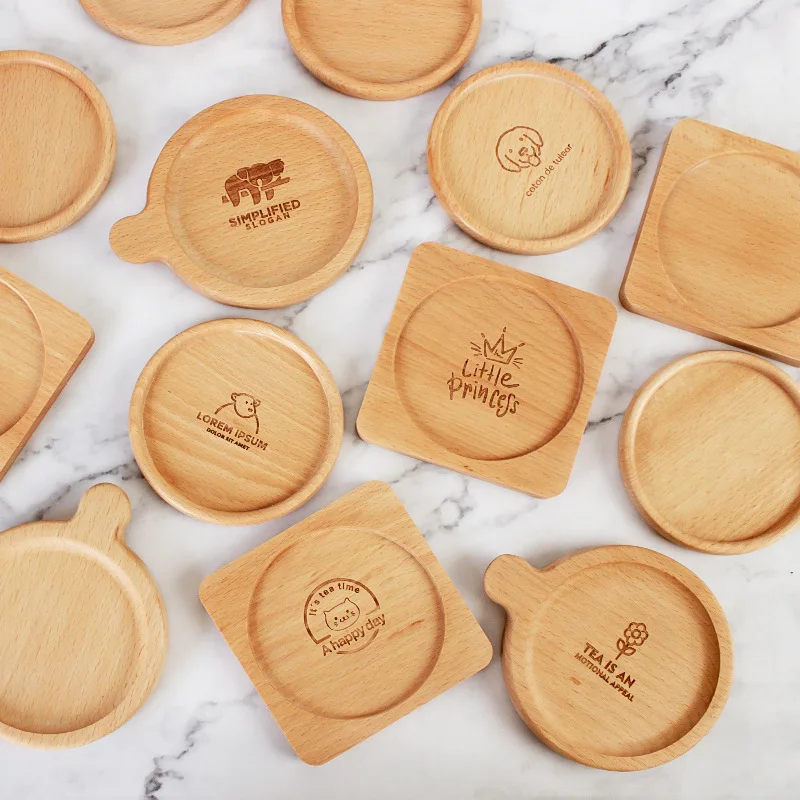 
Perfect Housewarming Gift Idea Coasters For Drinks Set Natural Non Slip Wooden Coasters Cup Coaster Set 