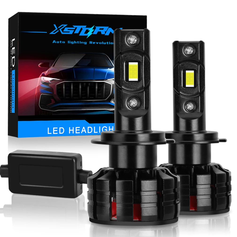 Super Bright 2021 Car LED Headlight High Low Beam 20000LM H3 H7 H1 H11 led headlight Bulbs H4 9005 9006 Auto Car Headlamp Mini S