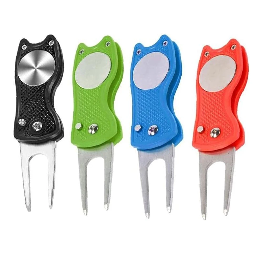 PRIMUS GOLF High Quality Retractable Golf Pitch Repair Tool Custom Logo Golf Ball Marker Divot Tool