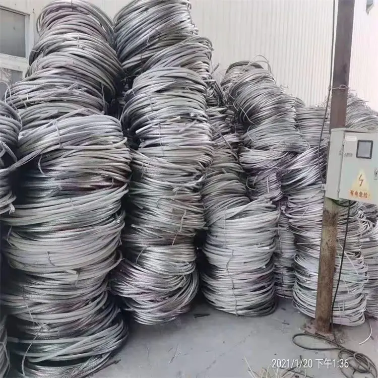 Металлический лом из алюминиевой проволоки от прямого заводского поставщика, восстановление от сжатия и выплавки