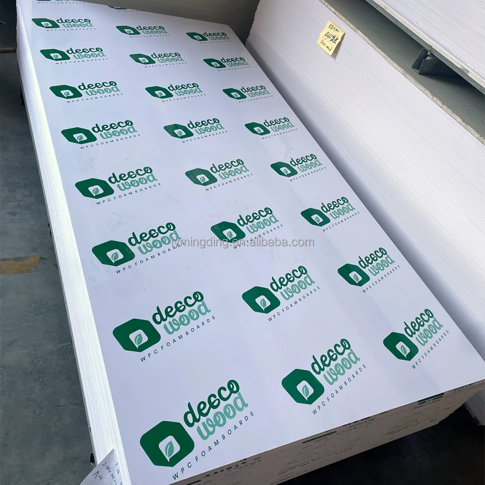 Plastic expanded PVC cardboard display printing PVC foam board sheet