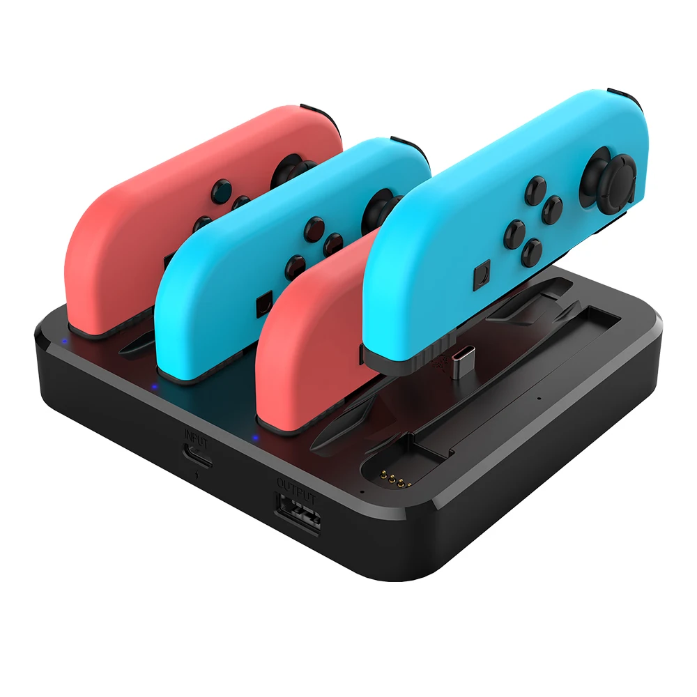 7 in 1 Charger Dock Charging Stand for Nintendo switch joy-con & pro controller