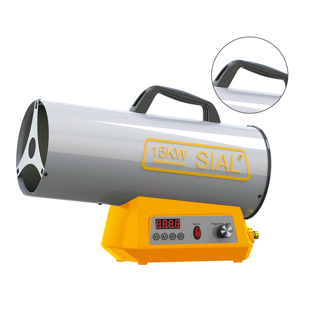 15kw регулируемая тепловая прямая газовый обогреватель