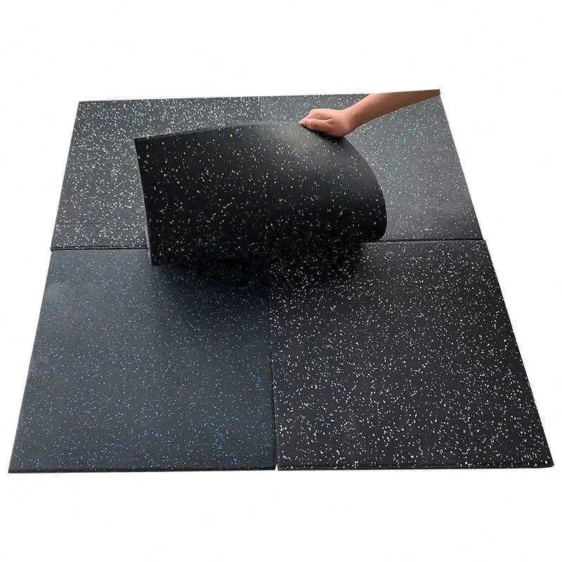 Durable EPDM Anti-Slip Sports Rubber Floor Mat For Sale Gym Mat Home Mat
