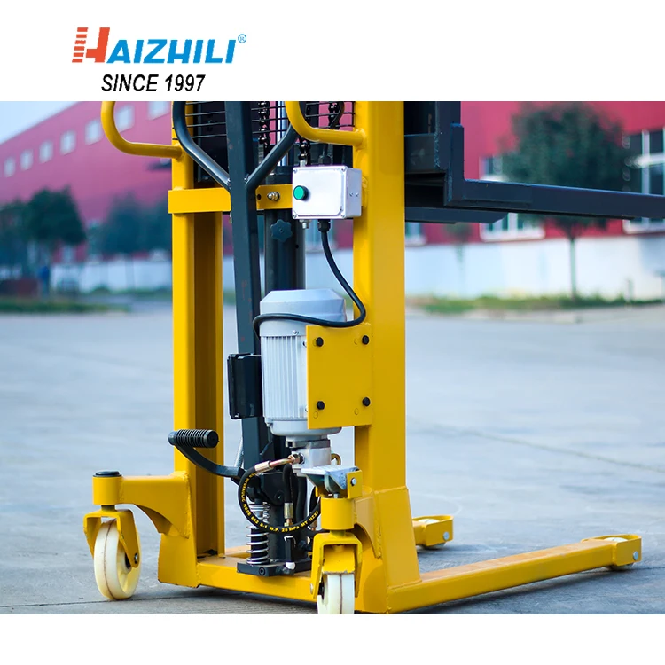 Manual Pallet Stacker hand lifter hydraulic 3000mm Height with Adjustable fork