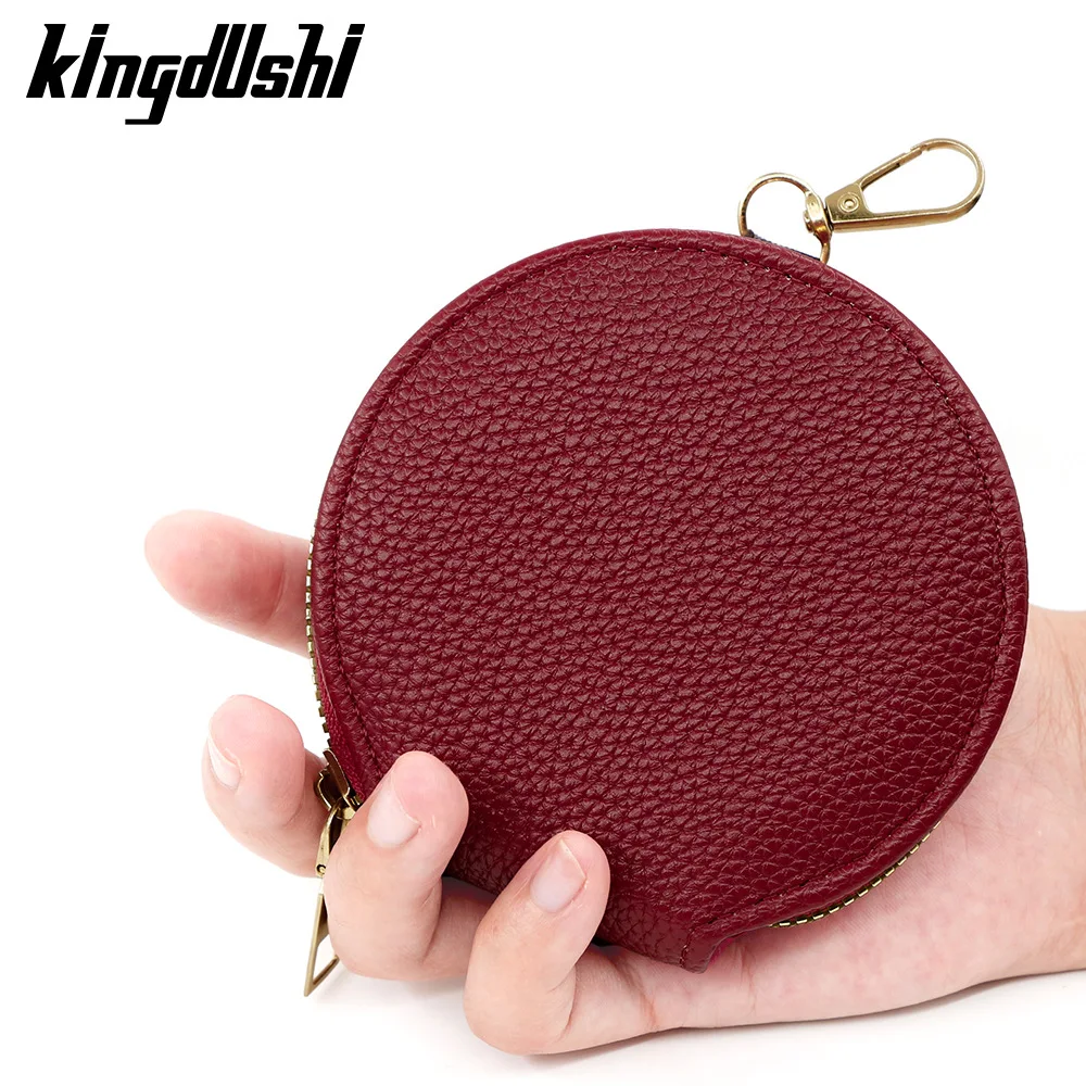 High Quality Silicone Coin Purse Pouch Custom LOGO Round Coin Purse Mini Wallet Small Coin Purse With Zipper