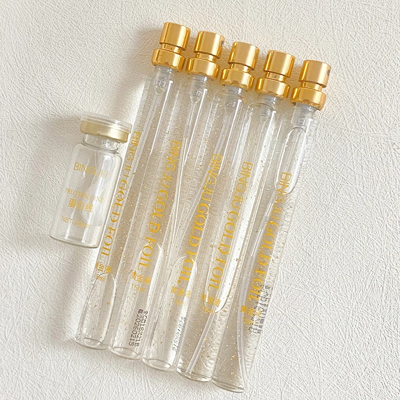Protein Peptide Gold Silk Wire Face Serum Facial Lifting Moisturizing Skin Firming Kit Absorbable Collagen Thread Face Lift B