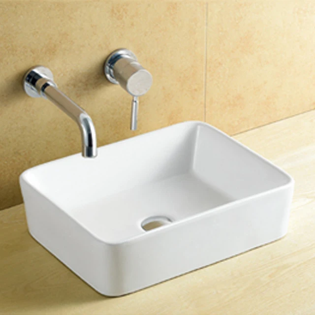 Ceramic Hot Selling Vessel Sink without faucet hole European Style Ceramic Hand Wash Basin
