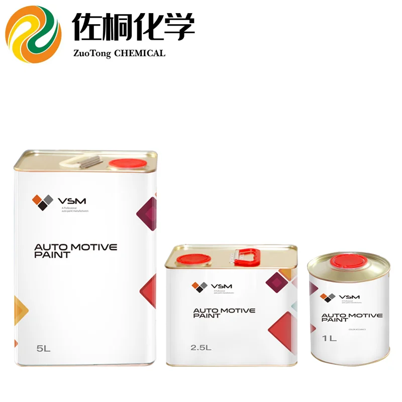 China Car Paint Factory High Gloss Varnish Fast Drying Auto Clear Coat