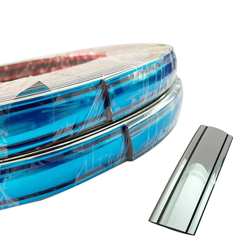 Car Body Protector Side Molding Car Door Edge Auto Body Protector Moulding Alloy Chrome Strip