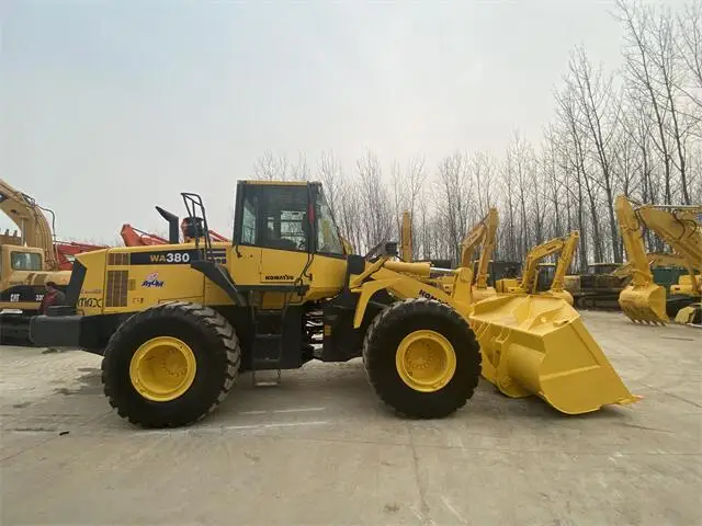 Japan original komatsu wa380-6 used wheel loader Komatsu WA380 WA350 WA320 WA470 WA200  With good quality