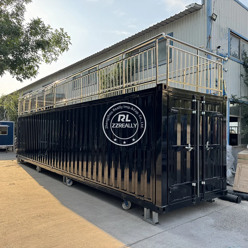 2025 New Popular 20ft 40ft Container Bar Restaurant Cafe House Container Kitchen