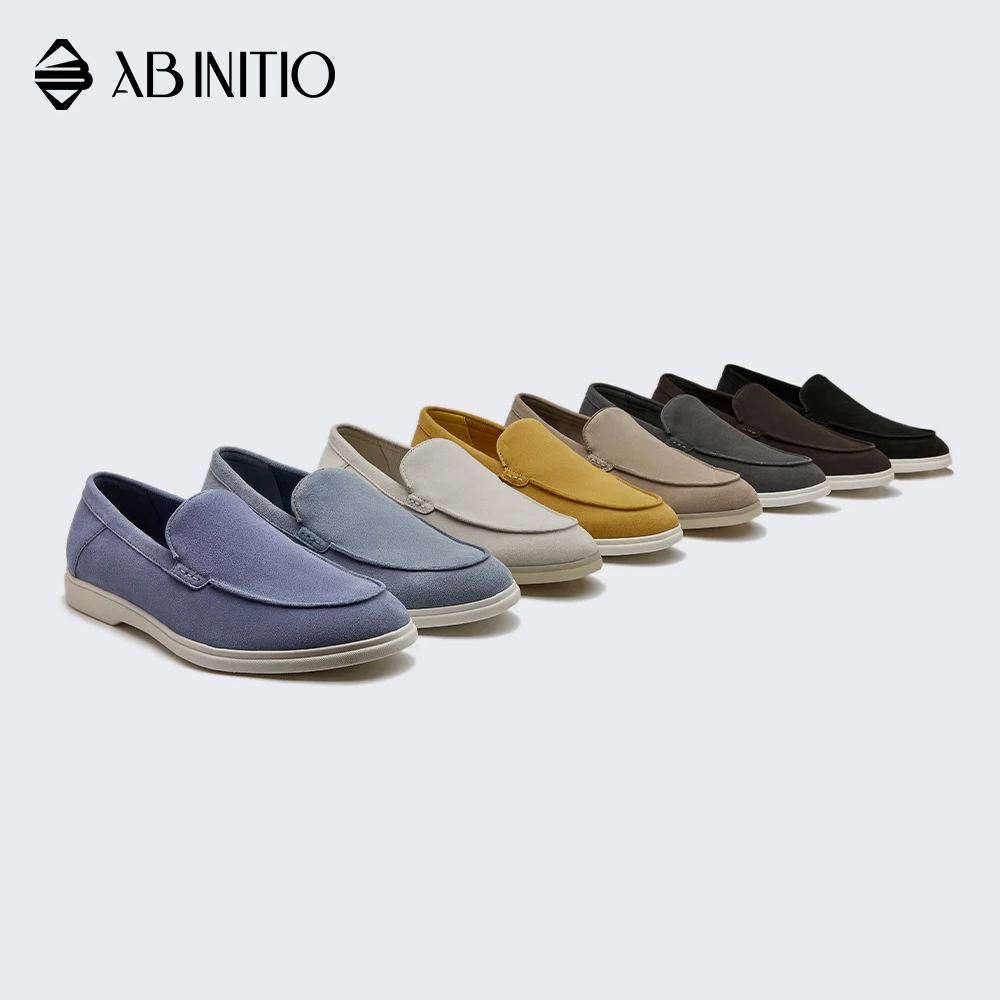 Wholesale Comfortable Slip On Mens Suede Leather Casual Loafers Shoes