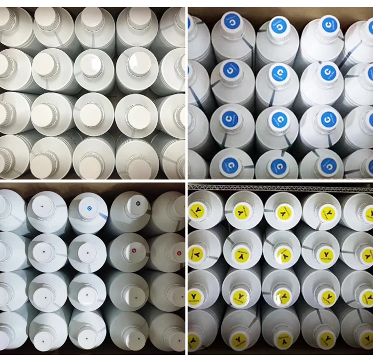 FuXin 1000ML/Bottle 5 Colors Direct To Film Textile PET Transfer DTF Ink for EPSON I1600 I3200 XP600 Print Head