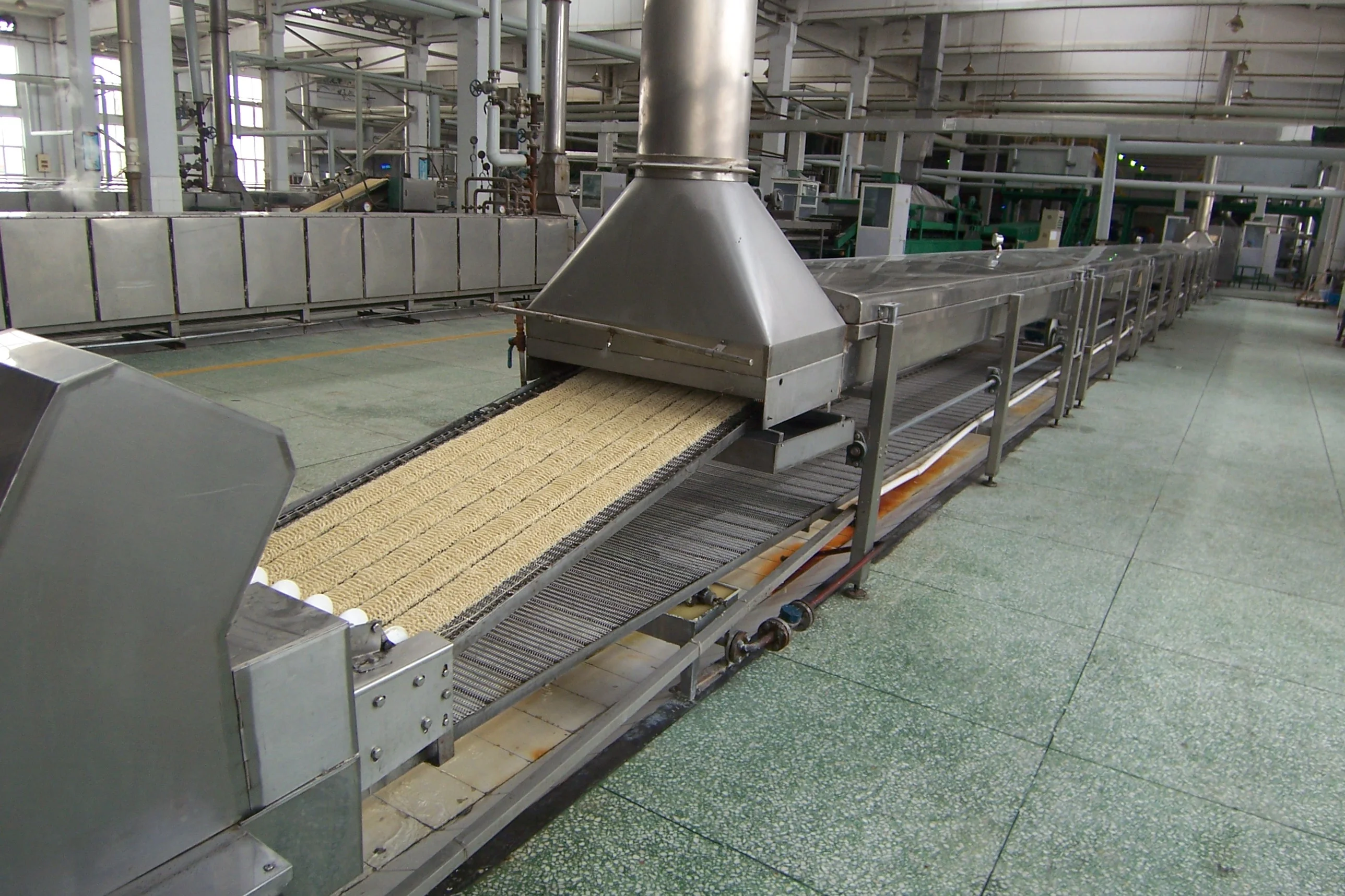 Ripple Fried Instant Noodle Making Machine/Waved Instant Noodle Production Line