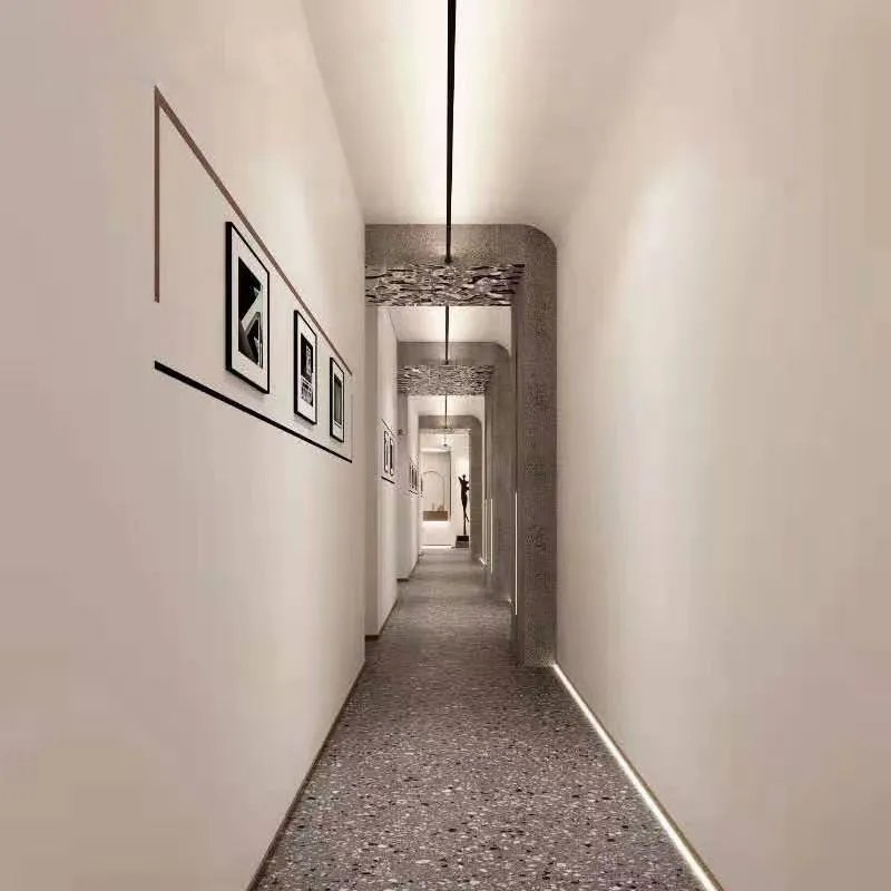 High Quality Stainless Steel Strip Light Ceiling Suspended COB LED Strip New Art Light Bedroom Corridor DIY Wall  Light