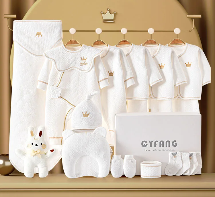 Newborn Layette for Boys or Girls advanced technology baby clothes gift box set 15pcs with Accessories