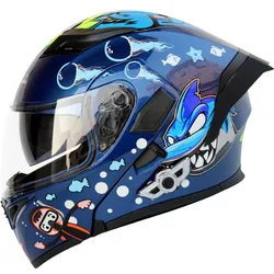 SUBO motorcycle full face double lens safety helmet jiekai