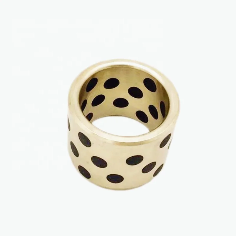 4mm JDB Sliding Oilless Self Lubricant Copper Linear Bush Bearing Sleeve Solid Graphite Bronze Inlaid Bushing For Excavator