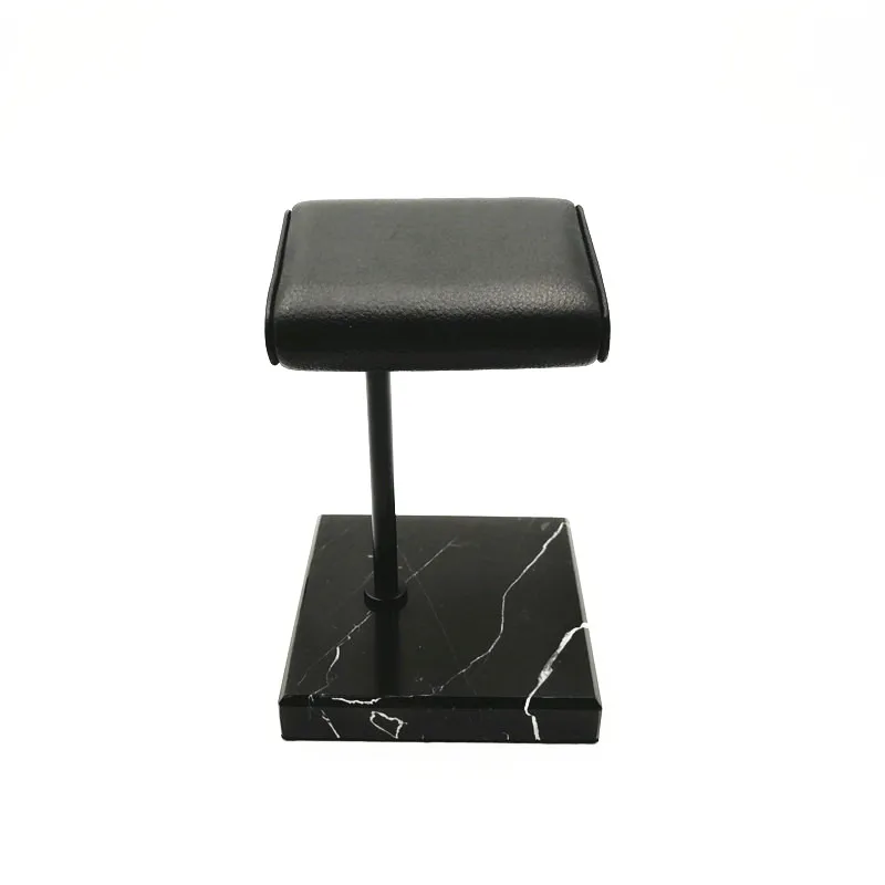 Factory direct sale Customized black marble watch display stand on counter design for sale