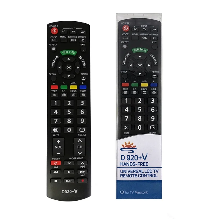 2020 Hot Sale D920+V Universal Television Remote Control TV Remote Control Replacement For Panasonic Smart Lcd 3D TV