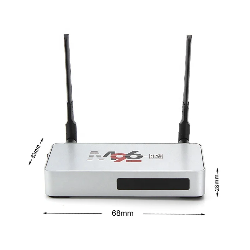 ТВ-приставка с поддержкой Wi-Fi и BT Android 7 1 RK3229 две антенны видео 1080P со слотом для SIM-карты