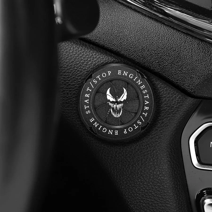 Поворотный цинковый сплав для автомобиля мотоцикла автомобиля SUV двигателя старт зажигания стоп-кнопка защитная декоративная крышка