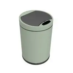Office Smart Touchless Motion Sensor Kitchen Garbage Bin Sensor Stainless Steel Trash Can