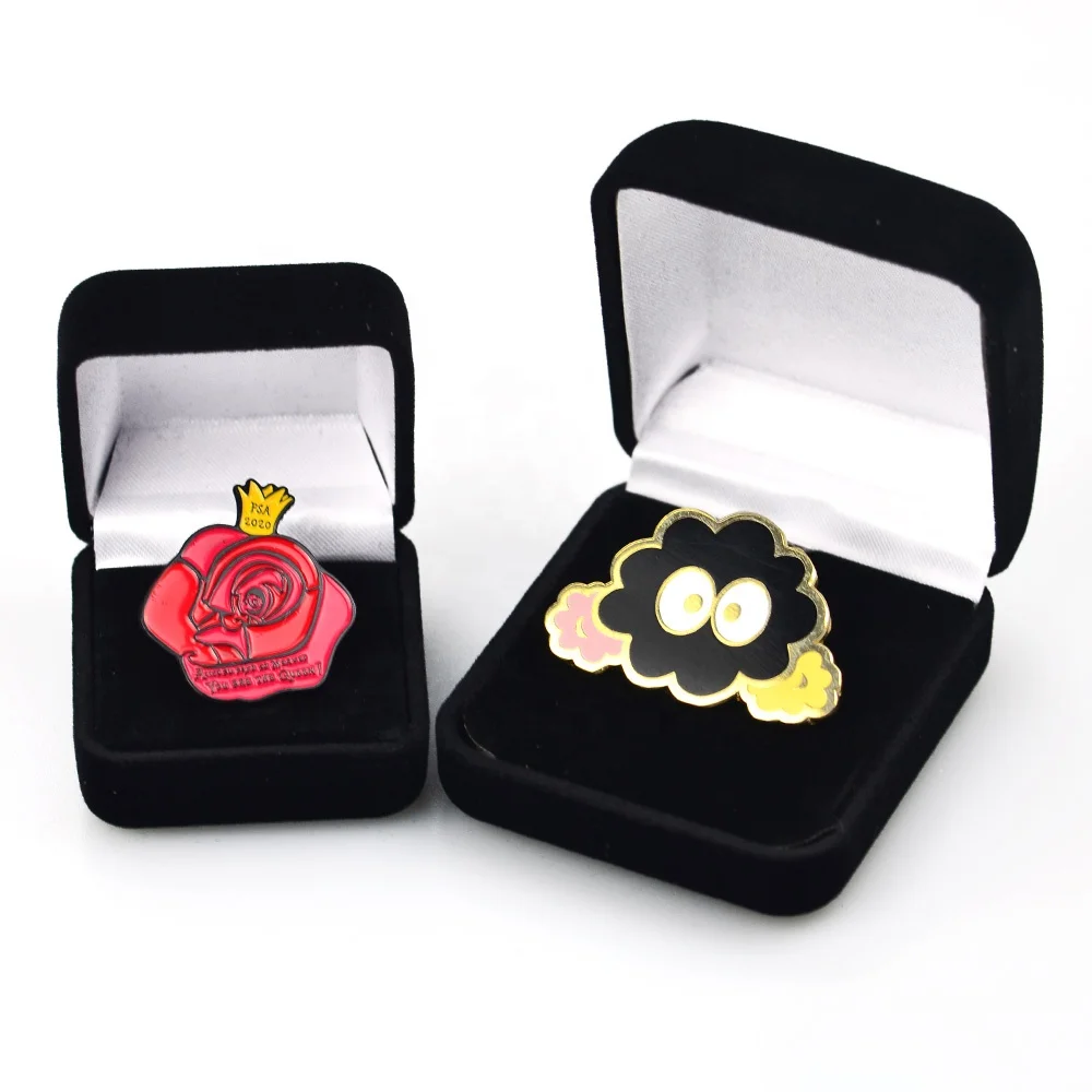 No Minimum Custom Cartoons Hat Pins Metal Hard Soft Enamel Badges Japan Lapel Pins