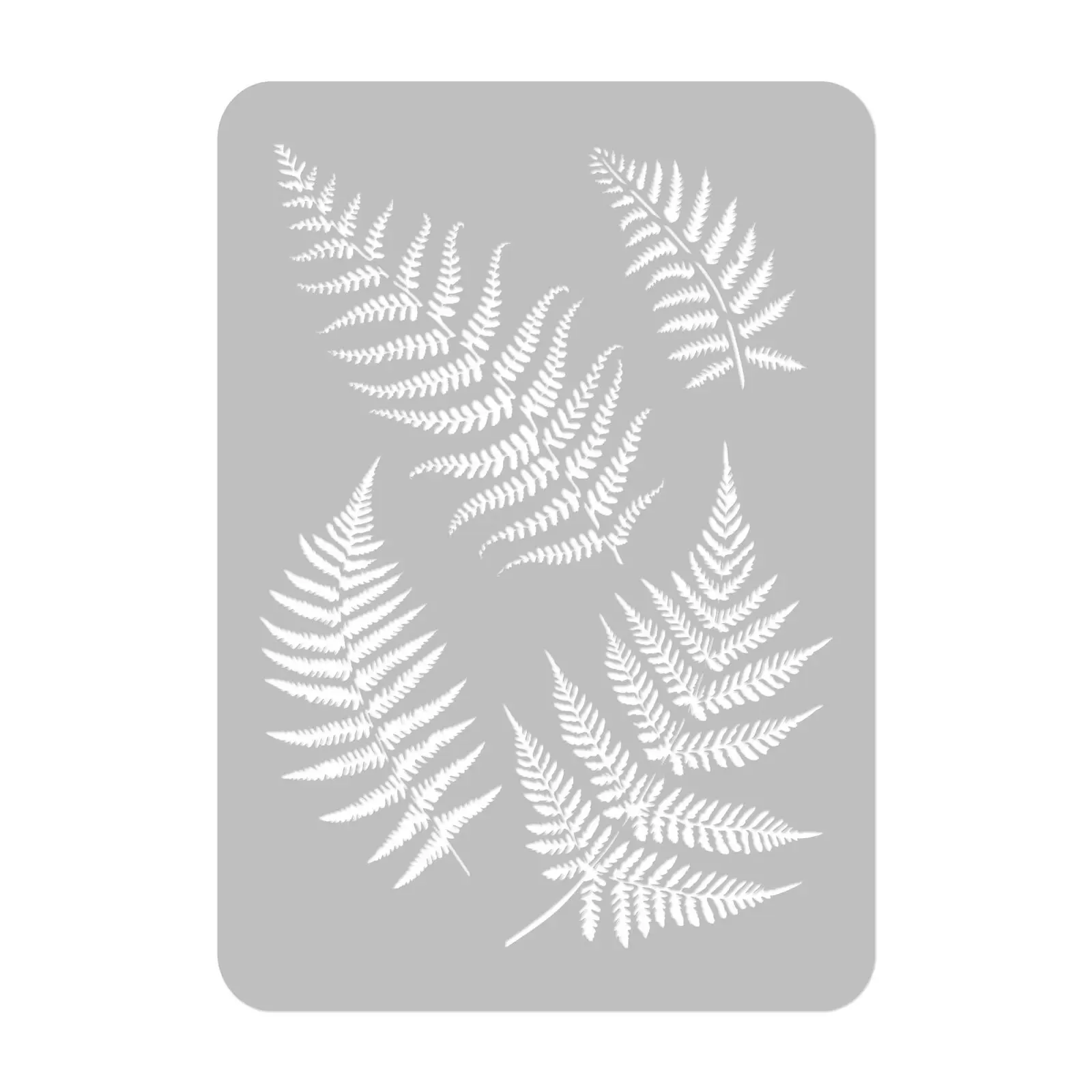 Plastic reusable template Leaf Flower Design For Wall Home Decoration DIY Drawing Stencil