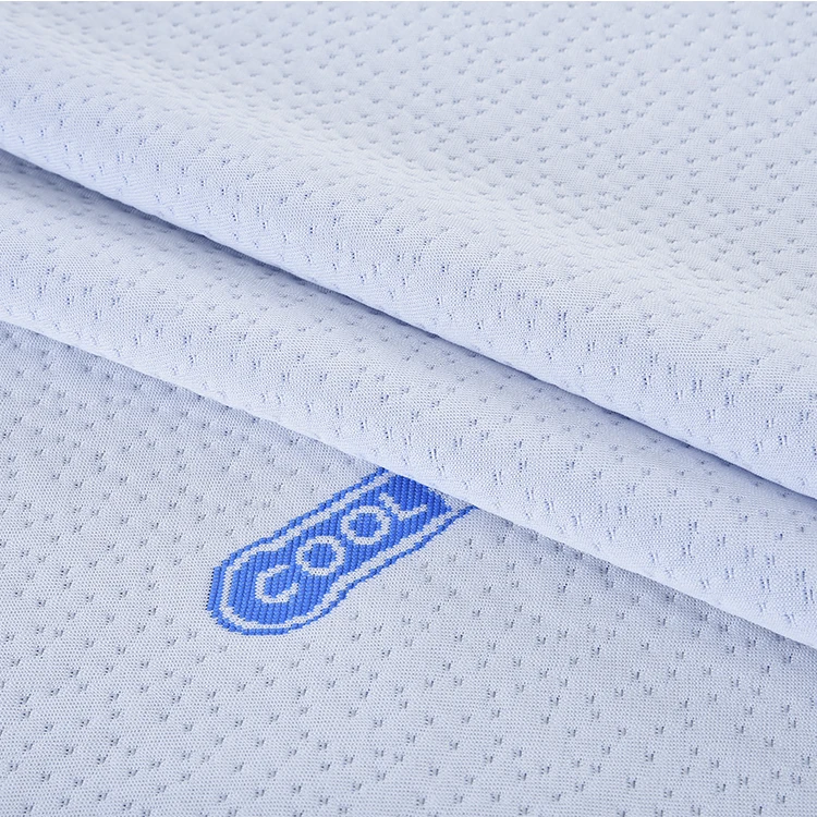 Coolmax Thick Knitted Mattress Fabric,knit Fabric Printed New Design Blue Knit Fabric Bedding 100% Polyester Jacquard YARN DYED