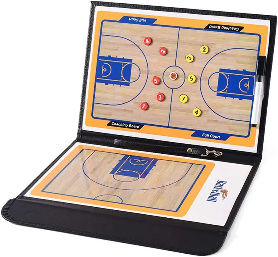 Wholesale Basketball Coaching Board Coaches Clipboard Tactical Magnetic Board Kit,Portable Strategy Coach Board with Dry Erase