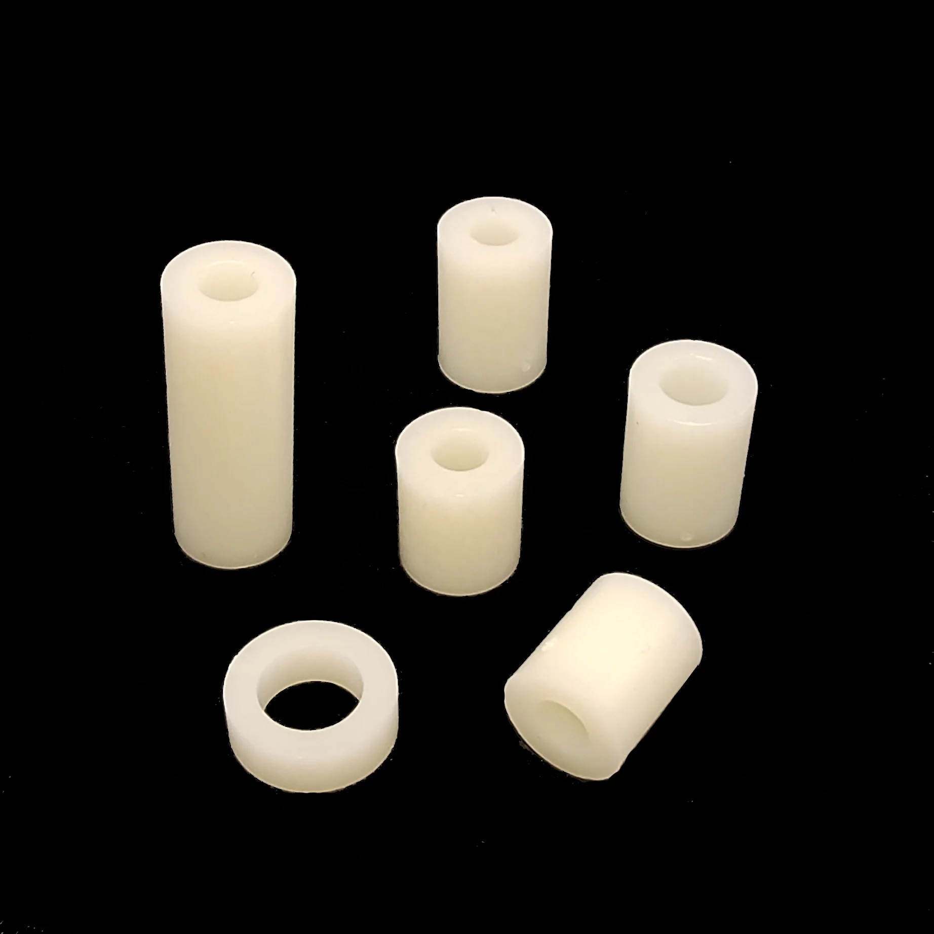 M3 plastic pcb spacers l shape height 2-30mm pcb spacer support round pcb through hole spacer