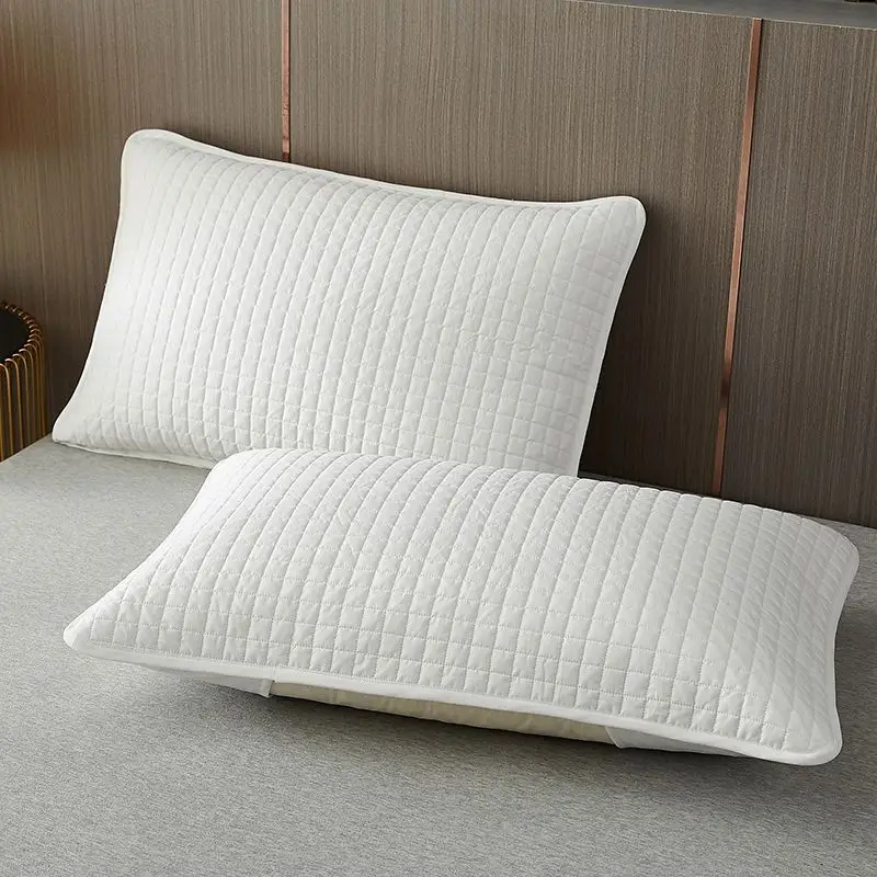 Waterproof - Cotton filling Breathable Pillow Covers Protects Pillows from Dirt Dust and Debris Pillow Protector