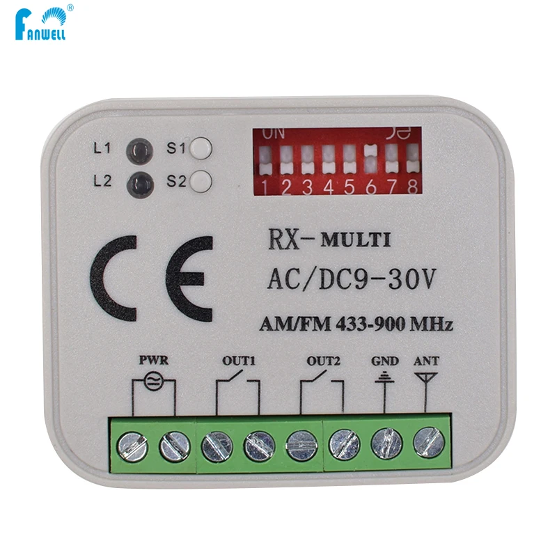 Transmitter Receiver RX Multi 433-900mhz AC DC 9-30V