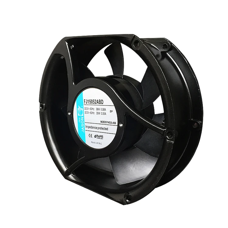 17152 cooling fan Flow 220v AC 230V 6 Inch Capacitor Start Motor Quiet Cooling Inner High Temperature Duct Axial Fan