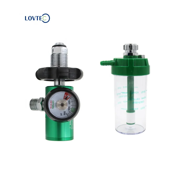 Lovtec Oxygen Regulator Oxygen Regulator Click Type CGA 870 Medical Flowmeter Medical Oxygen Regulator