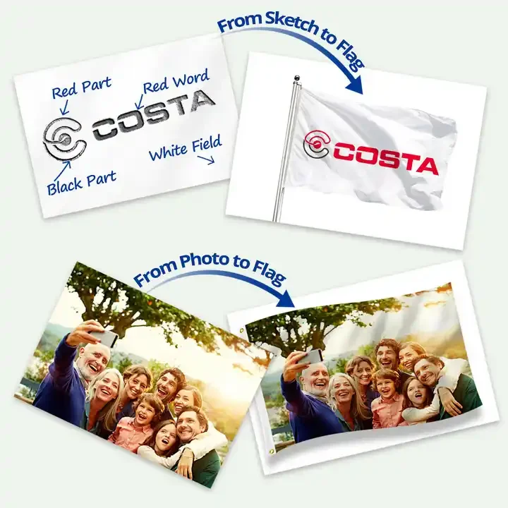 Wholesale sports game waterproof customized NFL car hood flag