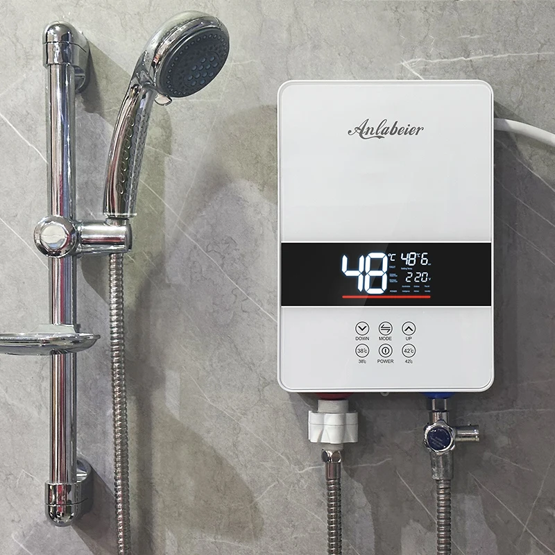 economical wall mounted bathroom instant high thermal square electric water heater wall mounted