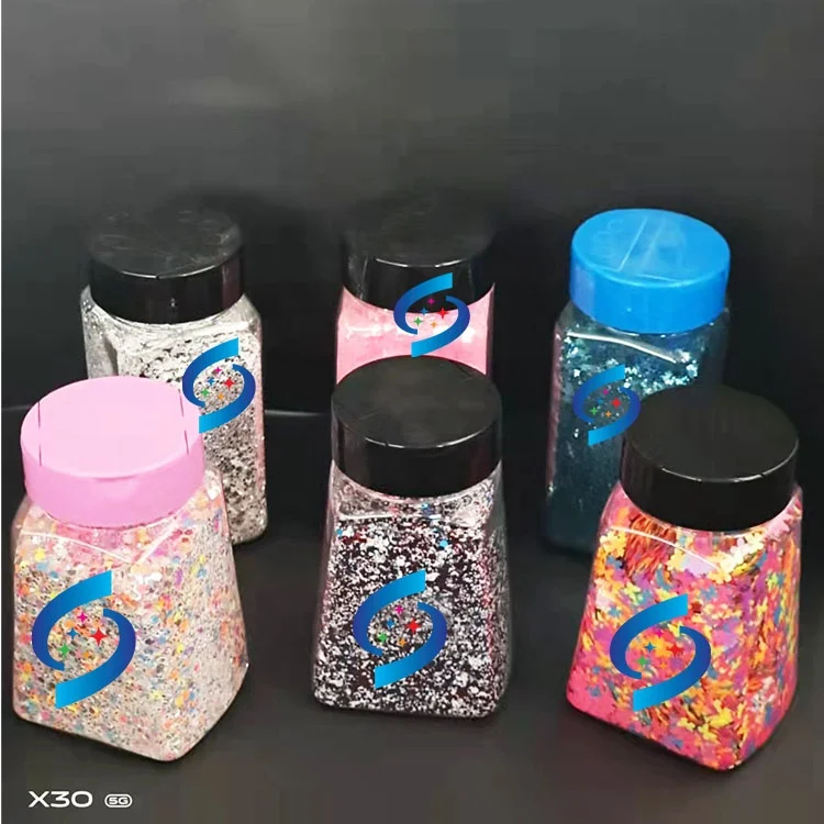 Bulk 800 colors cosmetic grade chunky glitter for Glitter tumbler