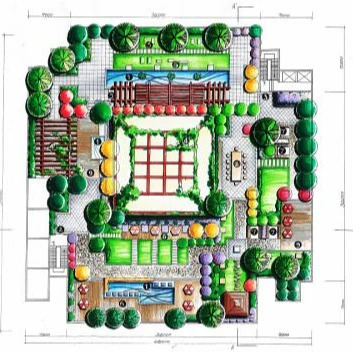 
 Китай, ландшафтный дизайн, решение, ландшафтный проект 3D, проектирование больниц, жилых зданий, муниципальных проектов, виллы, двор  