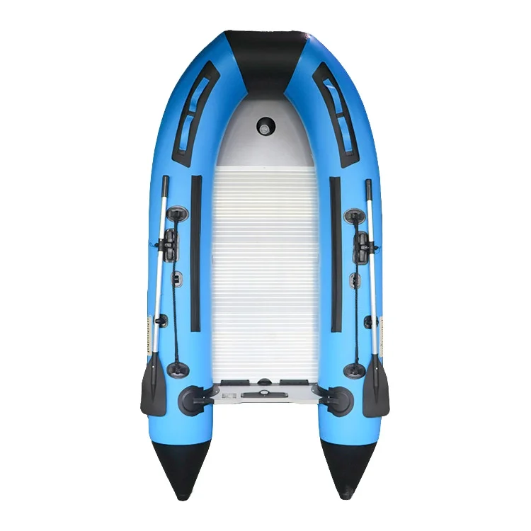 Seawalker CE 4 M Inflatable Fishing Boat  PVC Material Raft With Aluminium Floor Rubber Boat Rowing Boat For Summer Sport