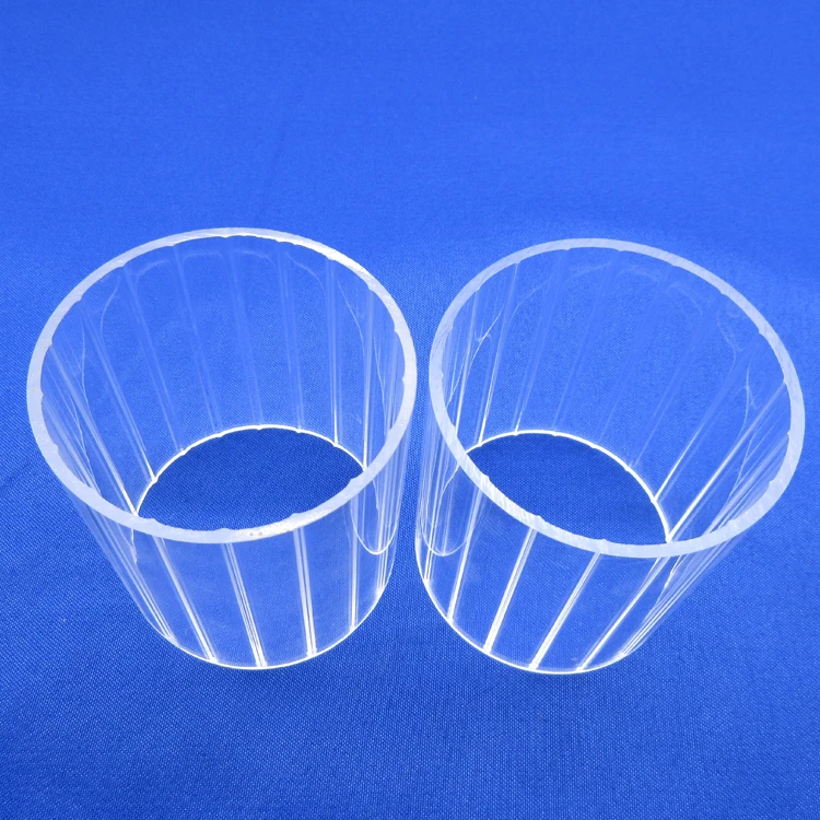 clear plastic cylinder oval tube