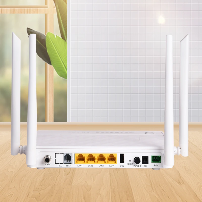 All In One Plus Wi-Fi Fiber Dual Frequency Epon Wifi Modem 5G Dual Band Gpon Xpon Onu Router
