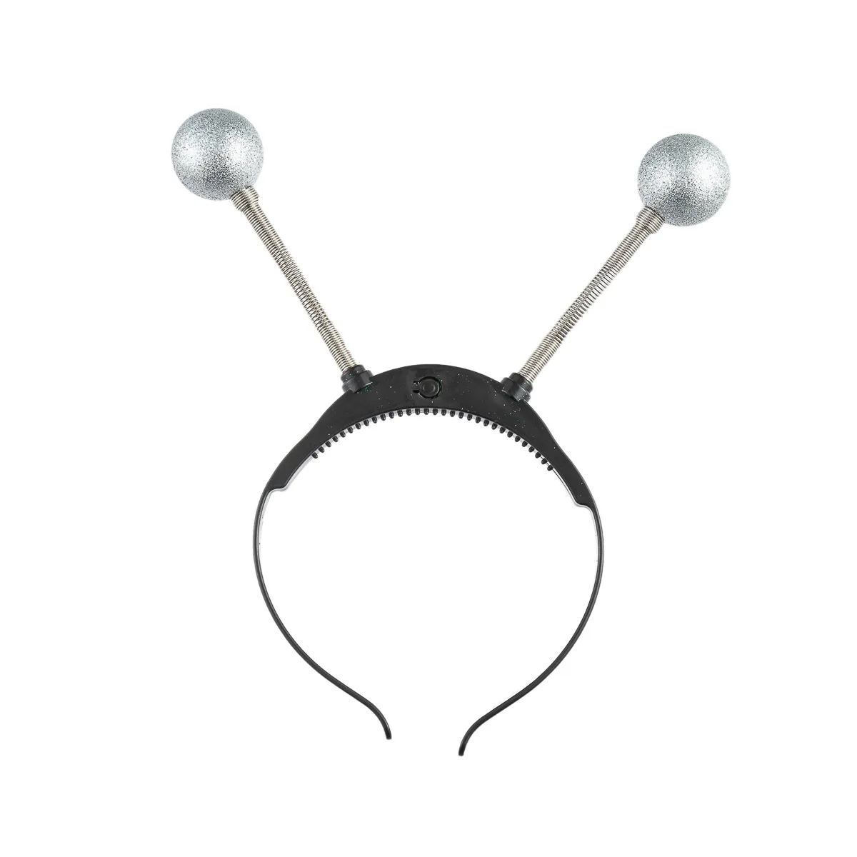 Silver Martian Antenna Headband Alien Ears Headband Light Up Alien Headband for Cosplay Space Theme  Alien Costume Party