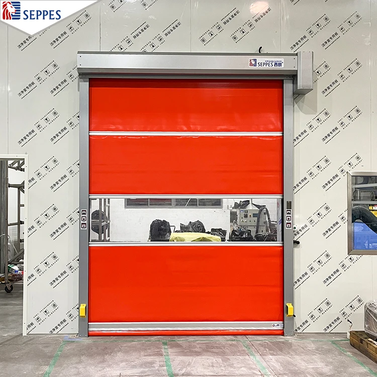 Energy-Saving High Speed Roller Door Insulated Clean Fast Doors Durable High Speed Door